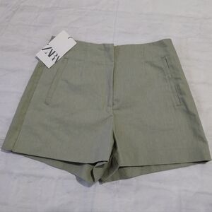 Zara High Waisted Shorts Women's S Preppy
